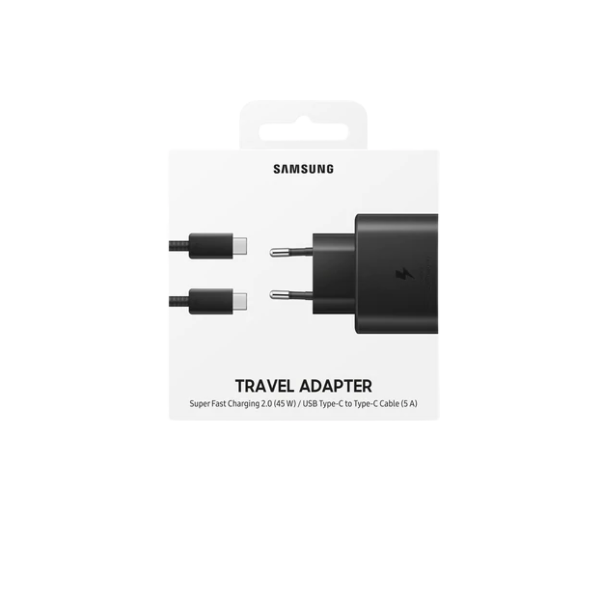 Samsung Galaxy 45W Adapter and Cable